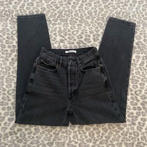 Black high rise pacsun mom jeans